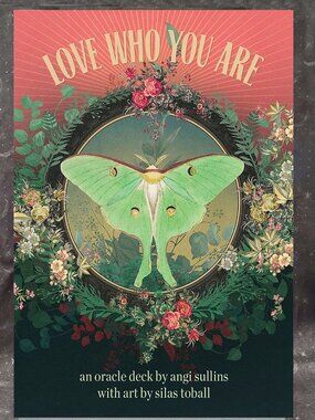 LOVE WHO YOU ARE Oracle Deck 116Pg Bk, 44 Cards, Mag Closure Box NEW/ Sealed